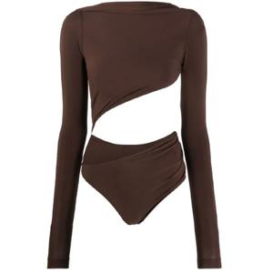 25 FW 쟈크뮈스 비대칭 크롭 보디스 223TO0261063 TP432063877