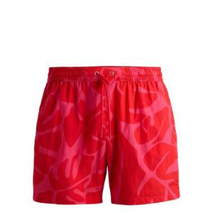 25 FW 보스 나뭇잎 프린트 스윔 쇼츠 50515729 TP432265131