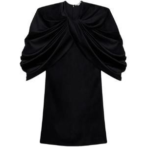 25 FW Stella McCartney 드레이프 새틴 미니 드레스 6A03623BU370 TP432378963