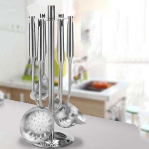 키밍 고리형 조리도구 걸이 스탠드 회전형 6후크 도구