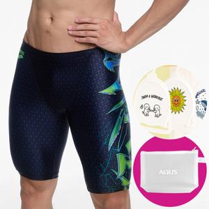 아레나 남성 수영복 크롬 4부 A5BM1MF13 BLK 가방 수모행거 증정