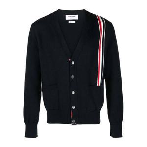 톰브라운 RWB 스트라이프 가디건 네이비 MKC530A Y3017 415