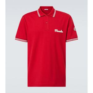 몽클레어 로고 코튼 피케 폴로 셔츠 P01068483