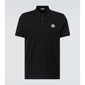 몽클레어 로고 코튼 피케 폴로 셔츠 P01068487