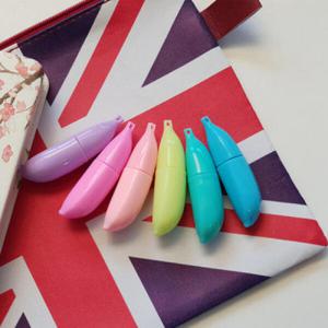 아트박스/진바스 바나나 모양의 6색 형광펜