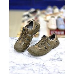 허시파피 세이브존05 남성 가죽 오픈형 논슬립창 캐주얼 메쉬샌들 GFDK3MR013