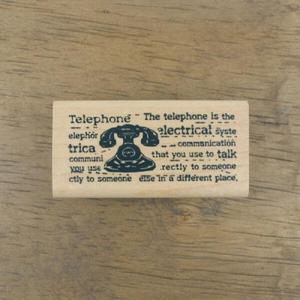 아트박스/스탬프 하우스 [빈티지]빈티지전화기(텍스트)