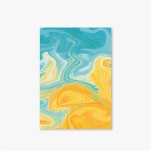 아트박스/에이블밤부 [Marbling Series] Type A - Blue Orange