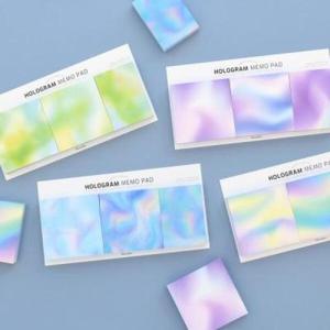 아트박스/모노라이크 트리오 메모패드 - 홀로그램