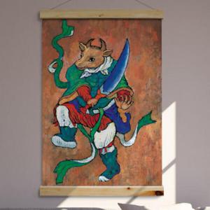 아트박스/꾸밈 il270-우드스크롤_60CmX90Cm-한국동양화3(십이지