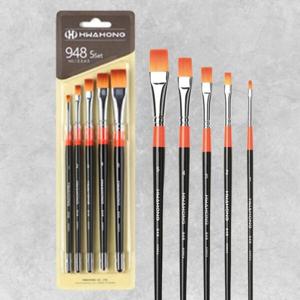 아트박스/한가람문구 화홍 구성붓 No.948(F) 5본조 Set