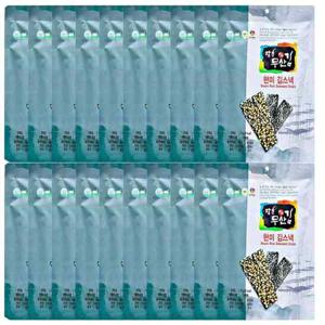 장흥무산김 간편한 현미 김스낵 15g x 20개