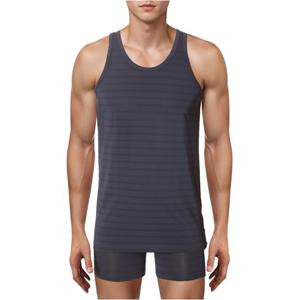 [비비안(언더웨어)](다크그레이)젠토프 아쿠아X 쿨링 기능성 남성 민소매 런닝RU1713