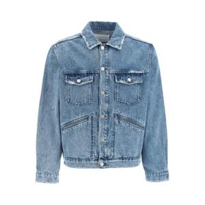 Isabel Marant 버튼 롱 슬리브 데님 재킷 VE0061HAA1H29H 30BU TP942819150