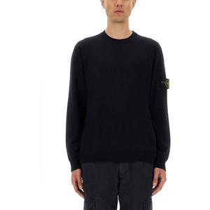 스톤아일랜드 블루 버진 울 스웨터 5100071 S00C4V0020