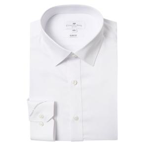 [카운테스마라(셔츠)]화이트 스판 슬림긴팔CDHY1B1301A0