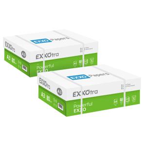 엑소트라(EXXOtra) A3 복사용지(A3용지) 80g 1250매 2BOX