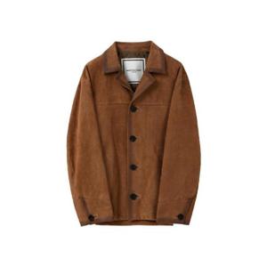 우영미 고트 스웨이드 자켓 카멜   24FW W243LJ03656C