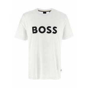 [HUGO BOSS] 라프리마 남성 티셔츠 로고 프린트 50495742100 화이트 /8