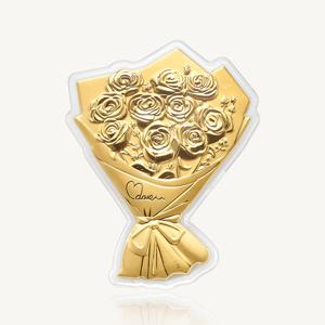 수앤진골드 플로레 골드바 24K 순금 0.3g