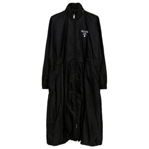 프라다 블랙 리나일론 레인 후드 자켓 292113 1WQ9 F0002