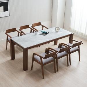 레노라 구르미원목 세라믹 6인용 식탁세트 2000 B타입 (테이블+