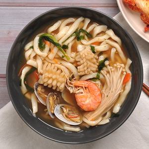 생칼국수 6인분세트(면1kg+얼큰 해물맛스프6봉)