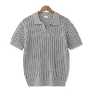 [엠엔씨][MNC] 테일리드 오픈카라 반팔니트 (MDBT806RO)