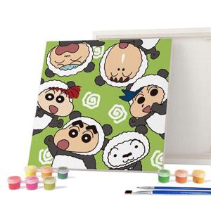 DIY 페인팅 짱구 그림그리기 짱구와 판다친구들 25X25