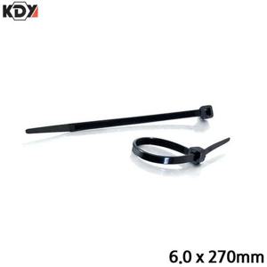KDY 케이블타이 블랙 6.0 x 270mm 100개입