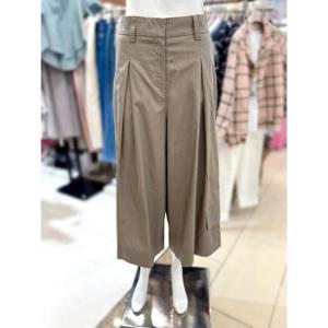 소고 세이브존01 여름 원턱 뒷 밴딩 와이드 팬츠 TK2XA03_GR