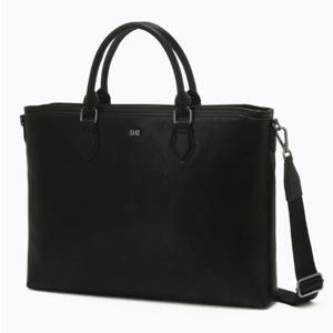 [닥스] 블랙 로고장식 소가죽 서류가방 DBBA5F170BK