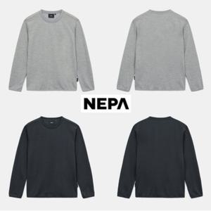 [네파] 남성 아웃도어 맨투맨 멜란지 라운드 티셔츠 7K55366