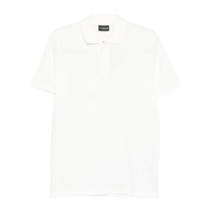 엠포리오아르마니 화이트 반팔 폴로 EM003171 AF13742U0003