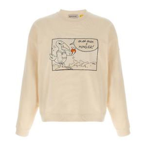 몽클레어 카툰 그래픽 프린트 크루넥 맨투맨 K24028G0000289AUJ