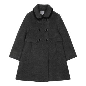 [빈]그레이 더블 카라 울코트BY64CT03CG