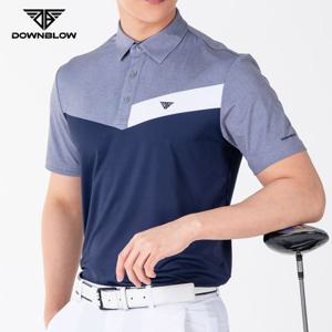 다운블로우-DB5002-1M남자골프반팔티셔츠 남성상의 남자상의 남성티셔츠 기능성티셔츠 쿨원단 골프웨어 골프티셔츠 골프 클레오라 크레올라
