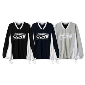 남자 코어 스트링 브이넥 긴팔 티셔츠 RM-TSA-Q051-회색