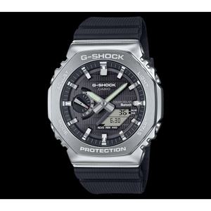 [지샥]블루투스 터프솔라 메탈베젤 GBM-2100-1ADR 태양열충전 지샥 방수시계