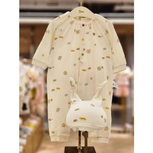 [에뜨와HB]2025년신상품 CR)치프우주복모자SET 07S517509 신생아바디수트 여름바디수트 우주