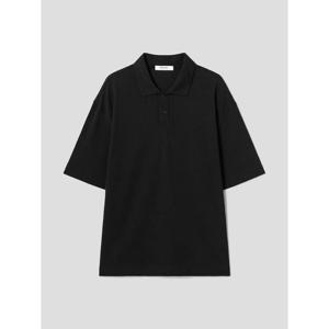 (425742LC25) [에잇세컨즈] 데일리 피케 반소매 티셔츠  블랙