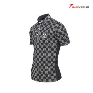 [그렌에코]그렌에코 남성 펀칭메쉬 프린트 반팔티셔츠 GES23507B