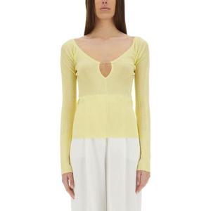 자크뮈스 긴팔 티셔츠 251KN357 2424210 YELLOW