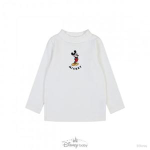 [디즈니베이비]미키반목티셔츠(IVORY) 79R021001