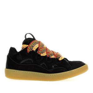 랑방 커브 가죽 나파 스웨이드 메쉬 스니커즈 FUSKDK12DRA2P25