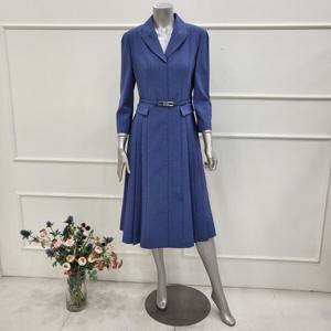 [미니멈]MXBAWO4070NA사이드플리츠 하프슬리브스 원피스_JK