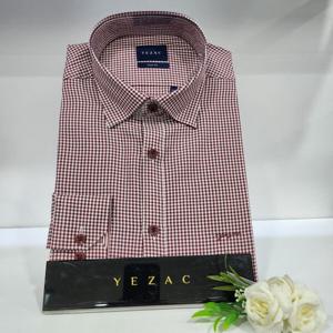 [예작]예작YJ4FBS164 구김적고 스냅버튼카라 면혼방 미니체크