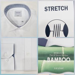 [예작]예작 슬림핏/뱀부스판/솔리드/배색/긴팔 YJEFBS153 WH_US