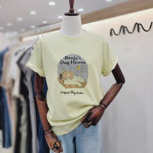 [비지트인뉴욕]도그하우스 포인트  반팔티셔츠 VB6ST6K1_US