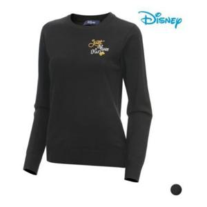 [디즈니골프]여성 라운드 니트 (DN3LKT006-BK)_US